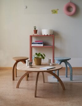 low coffee table made of bamboo 56 hours